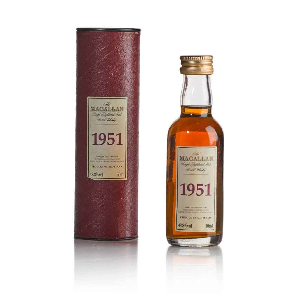 View full screen - View 1 of Lot 36. The Macallan 48.8 abv 1951 (1 BT5).