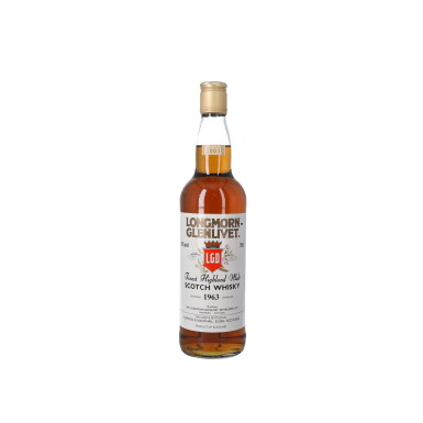 View full screen - View 1 of Lot 5332. Longmorn-Glenlivet Gordon & MacPhail 40.0 abv 1963 (1 BT70).