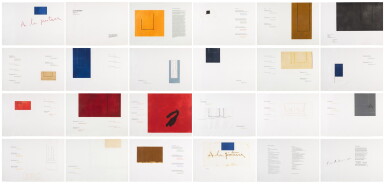 View full screen - View 1 of Lot 41. A la Pintura (Belknap 82-102; Walker Art Center 111-131).