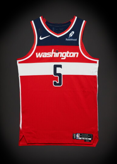 View full screen - View 1 of Lot 37. Jamir Watkins ‘Rookie Debut’ Washington Wizards 2025-2026 Game Issued Icon Edition Jersey | Probable Wear.