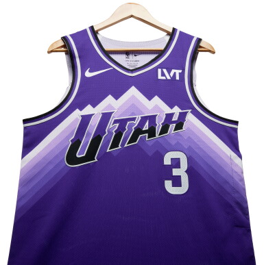 View full screen - View 1 of Lot 129. Keyonte George Utah Jazz 2023-2024 In-Season Tournament Game Worn City Edition Jersey .