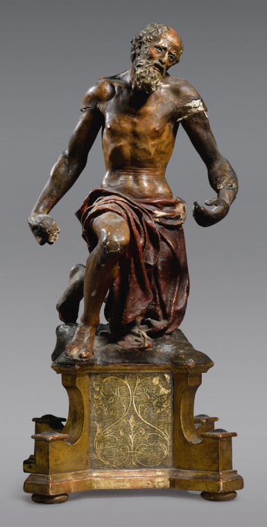 View full screen - View 1 of Lot 570. St. Jerome Kneeling.