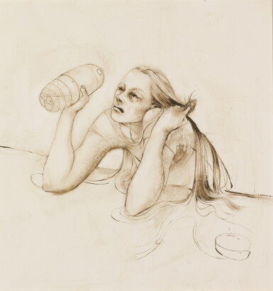 View full screen - View 1 of Lot 19. Girl with haunched shoulders.