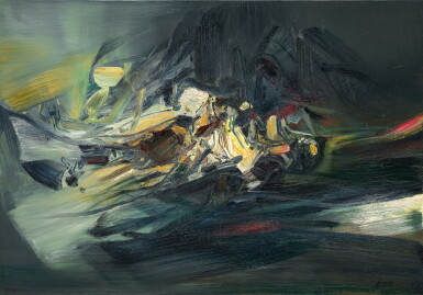 View full screen - View 1 of Lot 213. Chu Teh-Chun 朱德群 | No. 465 465號構圖.