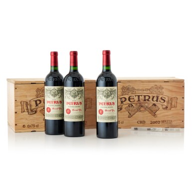 View full screen - View 1 of Lot 7150. Petrus 2002 (12 BT).