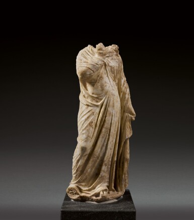 View full screen - View 1 of Lot 41. A Roman Marble Figure of a Muse, circa 2nd Century A.D..
