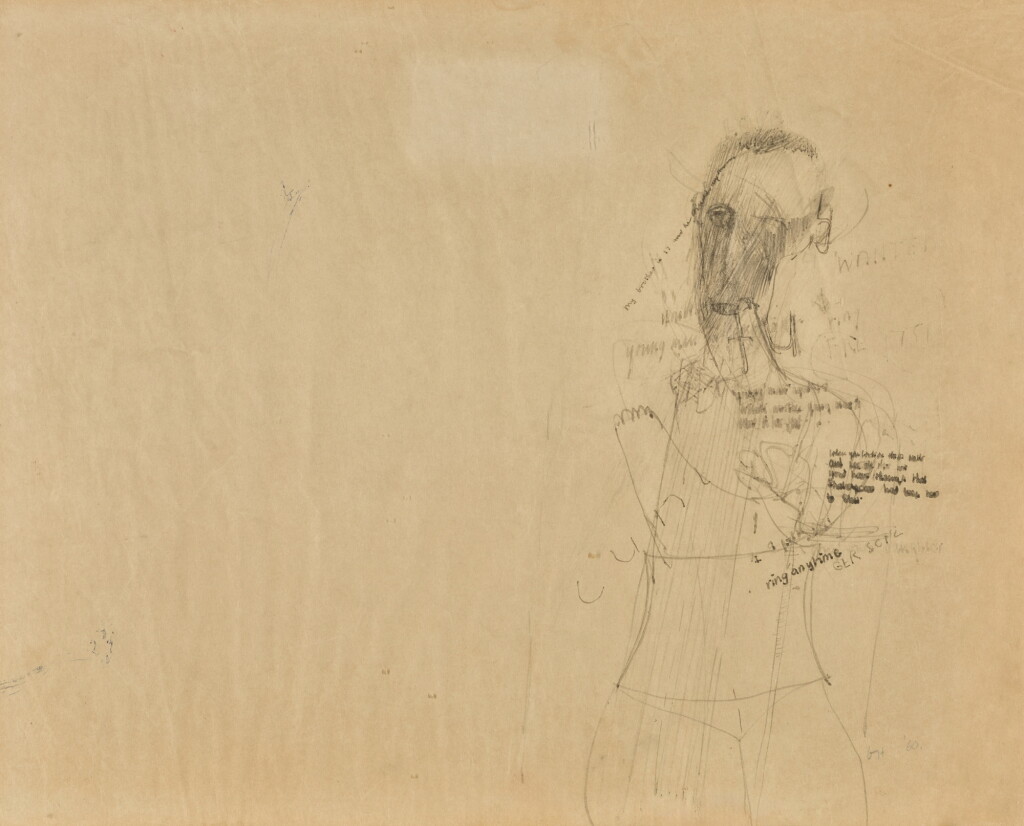 View full screen - View 1 of Lot 714. Figure with Phone Numbers.