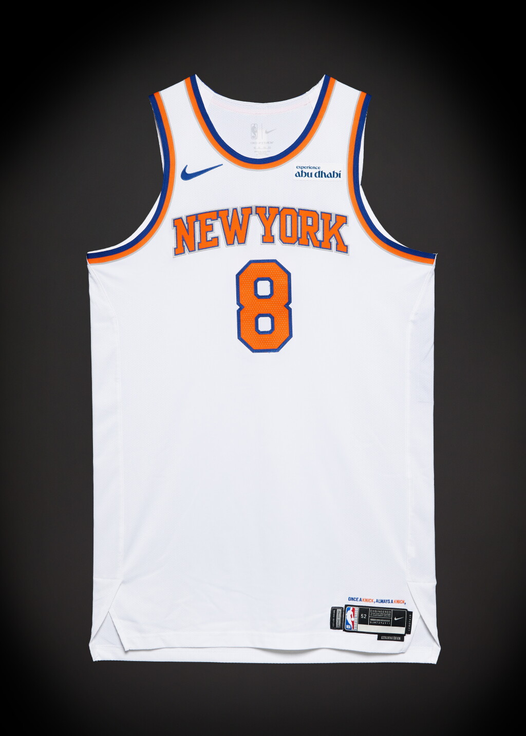 View full screen - View 1 of Lot 22. OG Anunoby New York Knicks 2026 NBA Playoffs Eastern Conference Round 1 Game Worn Association Edition Jersey | Game 1.
