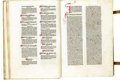 View full screen - View 1 of Lot 207. Oldradus de Ponte, Consilia et quaestiones, Rome, 1478, modern vellum.