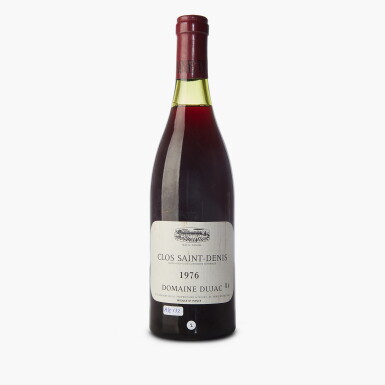 View full screen - View 1 of Lot 189. Clos Saint Denis 1976 Domaine Dujac (1 BT).