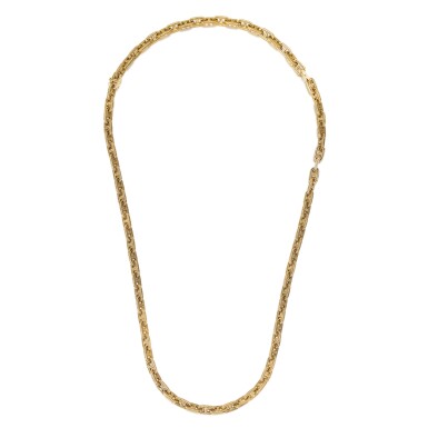 View full screen - View 1 of Lot 121. Collier or, "Vendôme" | Gold necklace, 'Vendôme'.