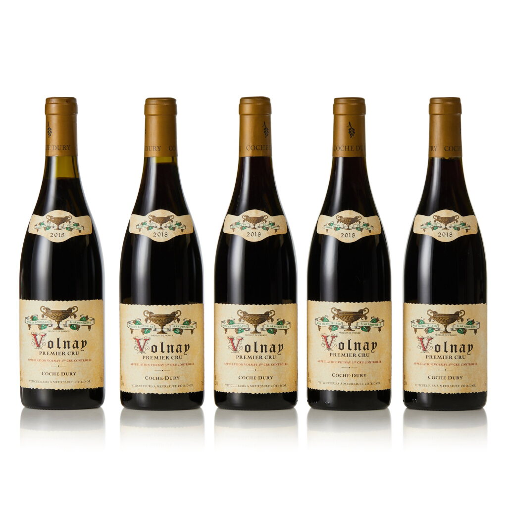 View full screen - View 1 of Lot 599. Volnay, Premier Cru 2018 Coche Dury (5 BT).