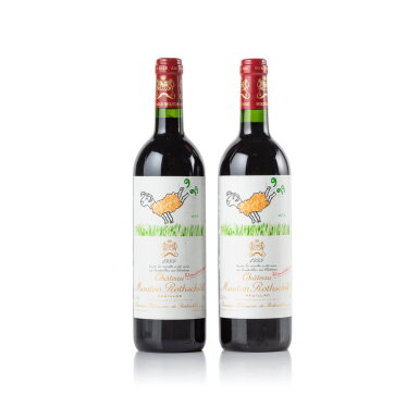 View full screen - View 1 of Lot 302. Château Mouton Rothschild 1999 (2 BT).