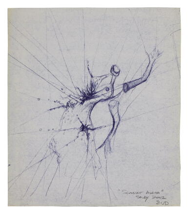 View full screen - View 1 of Lot 192. “Scarlet Aorta” Study; “Sanguine Sister” Study.