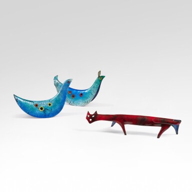 View full screen - View 1 of Lot 93. Gatto and two Colombina.