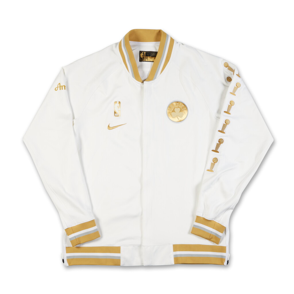 全萤幕检视 - 查看42Jrue Holiday ‘Ring Ceremony’ Boston Celtics 2024-2025 Kia NBA Tip-Off Game Worn Warmup Jacket的1