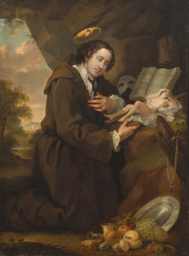 View full screen - View 1 of Lot 381. Sir Francis Dashwood At His Devotions.