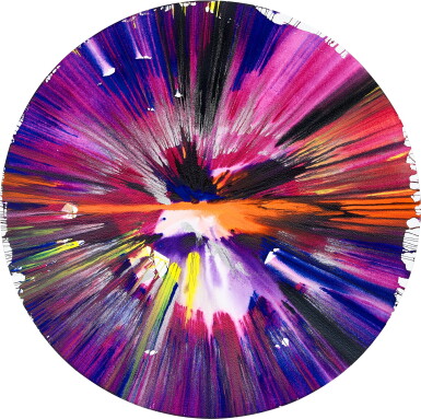 View full screen - View 1 of Lot 146. Damien Hirst 達米恩・赫斯特 | Untitled (Circle Spin Painting) 無題(圓形旋轉畫).