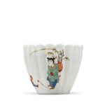 A Meissen Kakiemon Fluted Beaker, Circa 1730