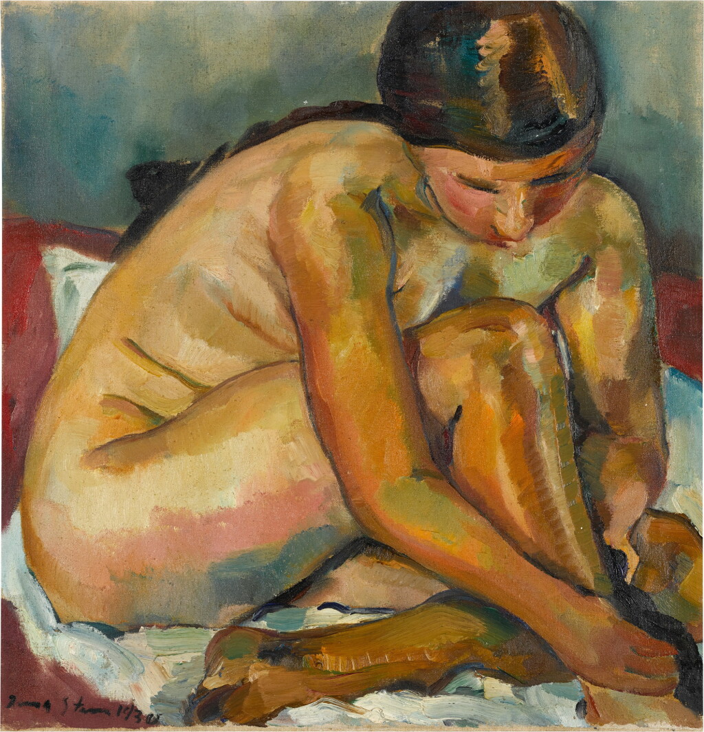 View full screen - View 1 of Lot 45. Seated nude.