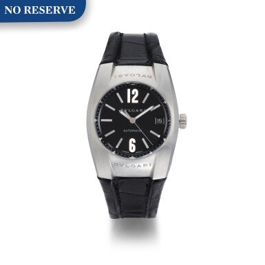 View full screen - View 1 of Lot 1202. BULGARI | ERGON, REF EG 35 S STAINLESS STEEL WRISTWATCH WITH DATE CIRCA 2000.