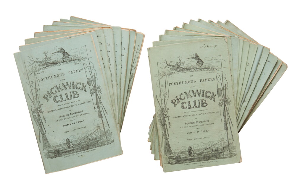 View full screen - View 1 of Lot 1111. Dickens, Charles | Pickwick, in the original monthly parts.