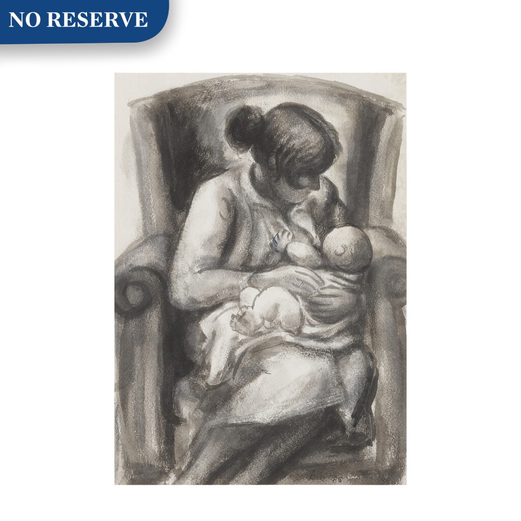 View full screen - View 1 of Lot 94. Mère et enfant.