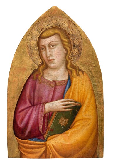 View full screen - View 1 of Lot 4. SILVESTRO DEI GHERARDUCCI | SAINT JOHN THE EVANGELIST.