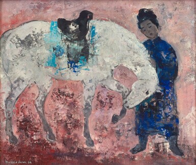 View full screen - View 1 of Lot 944. Vu Cao Dam 武高談 | Le salut 救贖.