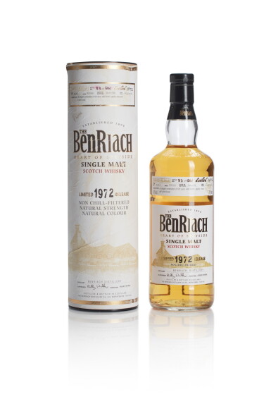 View full screen - View 1 of Lot 106. The BenRiach 33 Year Old 49.0 abv 1972 .