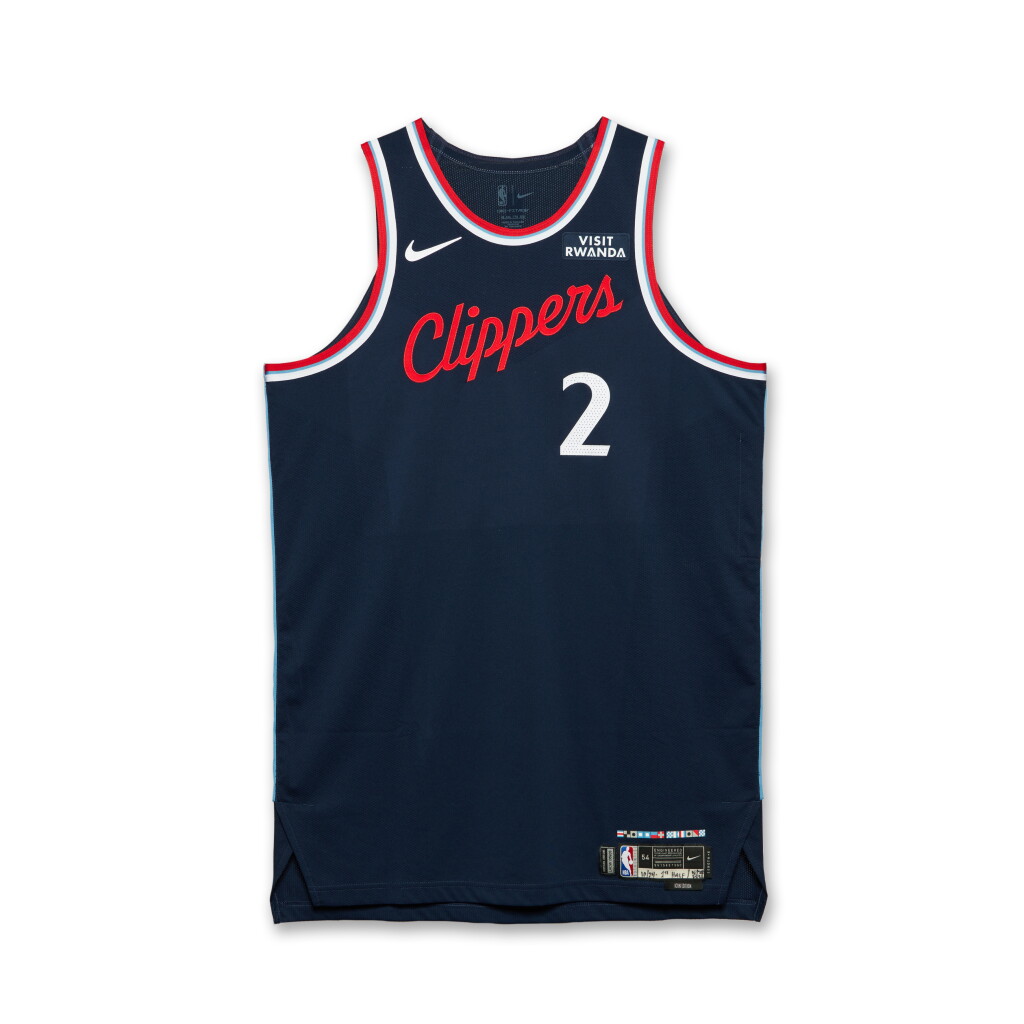 View full screen - View 1 of Lot 11. Kawhi Leonard Los Angeles Clippers 2025-2026 Game Worn Icon Edition Jersey | Matched to 2 Games .