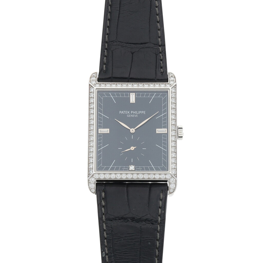 View full screen - View 1 of Lot 35. Gondolo, Ref. 5112G White gold and diamond-set wristwatch Circa 2008.