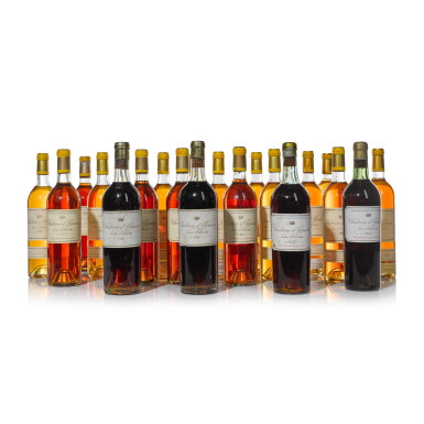 View full screen - View 1 of Lot 133. Château d'Yquem "Vertical" (8 BT).