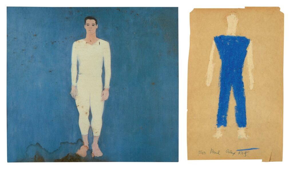 View full screen - View 1 of Lot 144. ALEX KATZ | UNTITLED (MEN IN BLUE) .