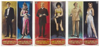 View full screen - View 1 of Lot 81. CASINO ROYALE / JAMES BOND 007 - CASINO ROYALE (1967) SET OF 3 POSTERS, ITALIAN .
