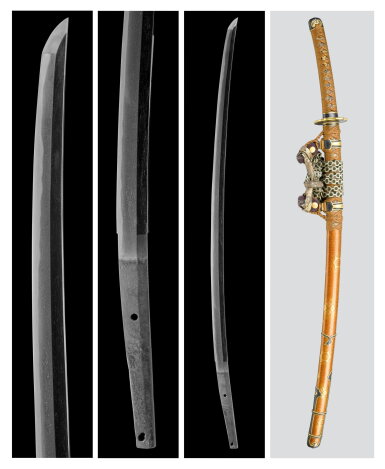 View full screen - View 1 of Lot 60. A tachi | Attributed to the Shikkake School | Kamakura period, 14th century .