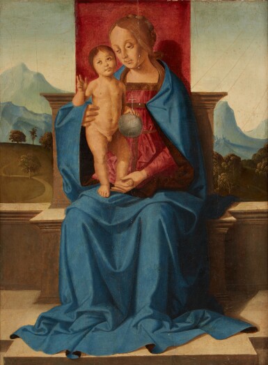 View full screen - View 1 of Lot 327. Madonna and Child.