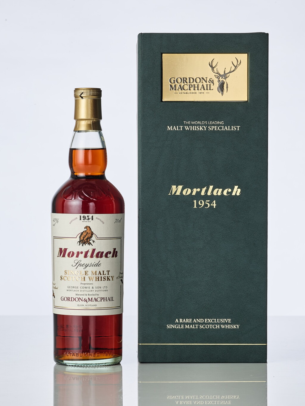 View full screen - View 1 of Lot 2006. Mortlach Gordon & MacPhail 58 Year Old 43.0 abv 1954 (1 BT70).