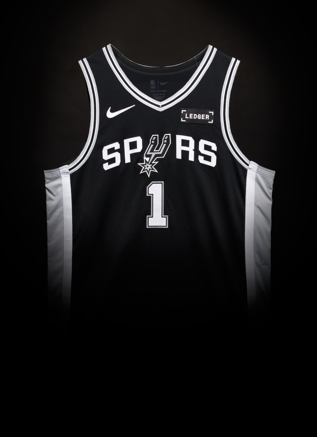 View full screen - View 1 of Lot 2. Victor Wembanyama San Antonio Spurs 2025-2026 NBA Tip-Off Game Worn Icon Edition Jersey | 40 Points | Double-Double | Franchise Record for Most Points in a Season Opener.