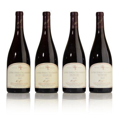 View full screen - View 1 of Lot 456. Latricières Chambertin 2017 and 2018 by Rossignol-Trapet (4 BT).