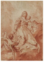 The Madonna and Child Giving a Scapular to an Angel (Madonna del Carmelo)