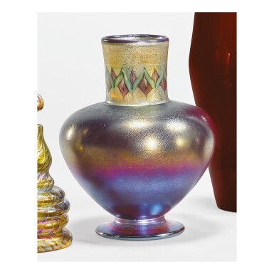 View full screen - View 1 of Lot 13. TIFFANY STUDIOS | "TEL-EL-AMARNA" VASE.