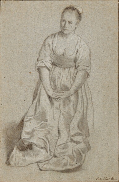 View full screen - View 1 of Lot 71. A kneeling woman.