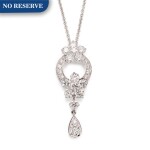 GRAFF | 'ROSETTE' DIAMOND PENDENT NECKLACE | 格拉夫 | 'Rosette' 鑽石項鏈﹙ 鑽石共重約3.63卡拉﹚