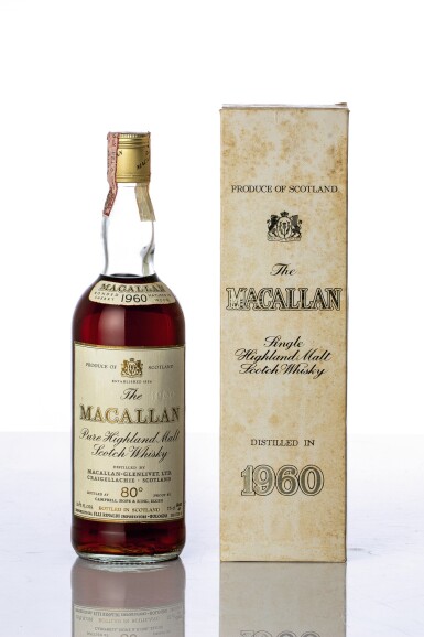 View full screen - View 1 of Lot 5512. The Macallan 80 Proof 1960 (1 BT).