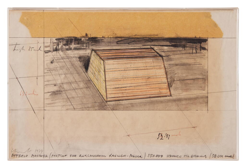 View full screen - View 1 of Lot 921. Otterlo Mastaba (Project for Rijksmuseum Kröller-Müller).