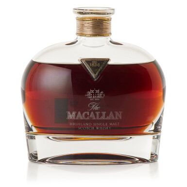 View full screen - View 1 of Lot 205. The Macallan 1824 Decanter MMIX Release 48.0 abv NV (1 BT70).