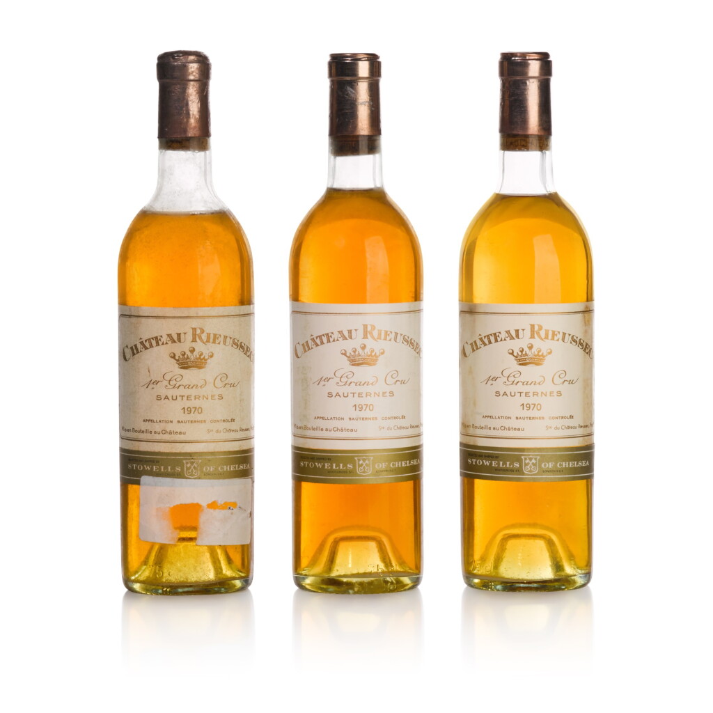 View full screen - View 1 of Lot 196. Château Rieussec 1970 (5 BT).