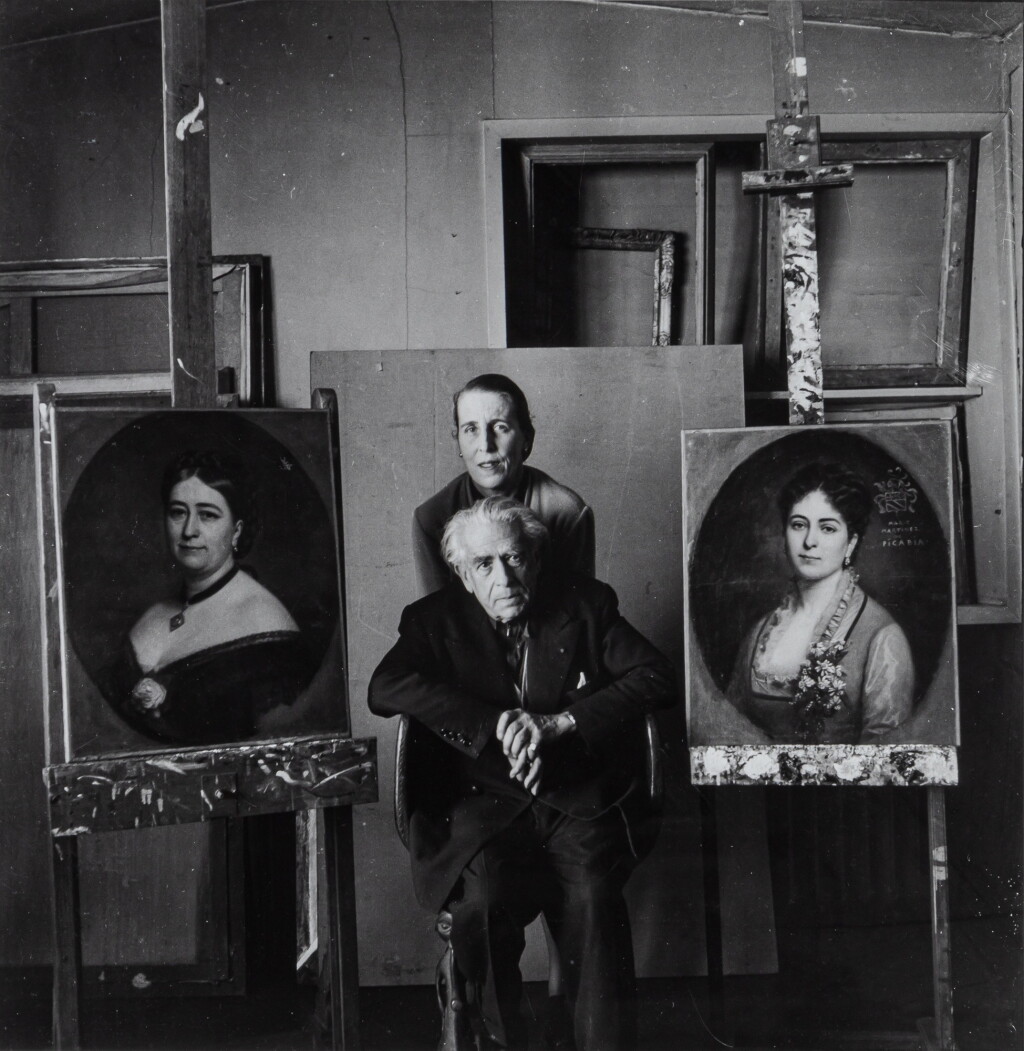 View full screen - View 1 of Lot 48. Untiled (Olga and Francis Picabia with Portraits of his Maternal Grandmother and Mother).