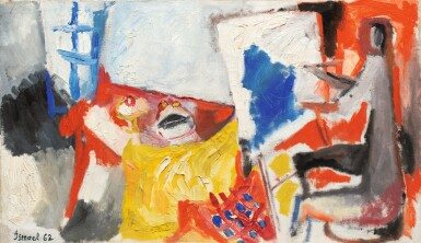 View full screen - View 1 of Lot 12. ISMAIL FATTAH | ARTIST'S STUDIO.